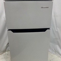 Hisense ハイセンス 2ドア ノンフロン冷凍冷蔵庫 93L コンパクト HR-B95A 2020年製の画像