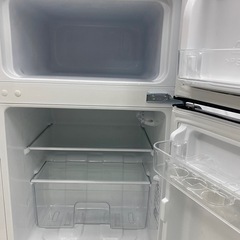 Hisense ハイセンス 2ドア ノンフロン冷凍冷蔵庫 93L コンパクト HR-B95A 2020年製の画像