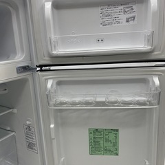 Hisense ハイセンス 2ドア ノンフロン冷凍冷蔵庫 93L コンパクト HR-B95A 2020年製の画像