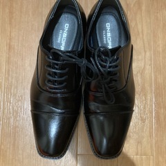 メンズ　黒靴　24.5の画像