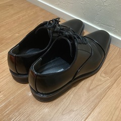メンズ　黒靴　24.5の画像