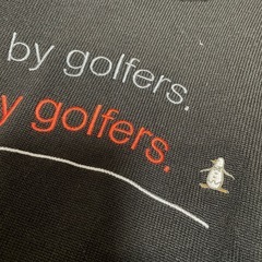 Munsingwear ゴルファー用黒セーターの画像