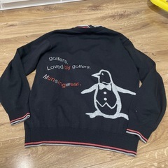 Munsingwear ゴルファー用黒セーターの画像