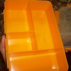 伊藤園　ちびまる子ちゃん　ランチボックス　オレンジの画像