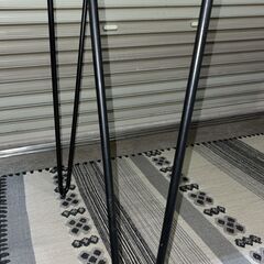 【11/29（土）限定！指定先へ送料無料でお届けします（墨田区、江東区、台東区）】美品 NOCE ダイニングテーブル 天然木 スチール脚 ブルックリンスタイルの画像