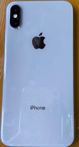 iPhone XS ホワイト 64 GB SIMフリー正規店でバッテリ交換90％
