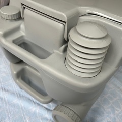 ①ポータブル水洗トイレ　12L 未使用品の画像