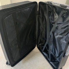 スーツケース　100Ｌ　ブラック　ロック付きの画像