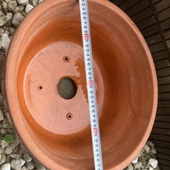 植木鉢　素焼きの画像