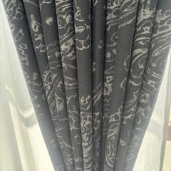 ペイズリー柄　遮光カーテンの画像