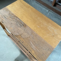 ※急ぎ！！ 折りたたみ木製 棚 机の画像