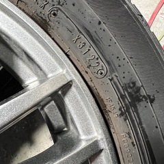185/65r15ダンロップ29週22年製とアルミホイール4本の画像