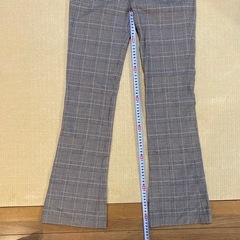 レディースパンツS 
チェック柄　の画像