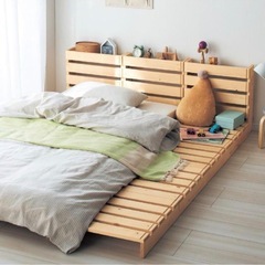 【価格交渉可】すのこベットヘッドボード3枚セットの画像