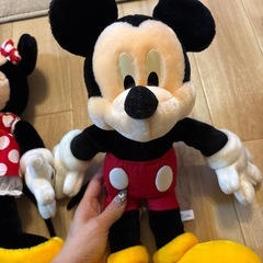 ミッキー　ミニー　ぬいぐるみの画像