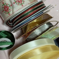 サテンリボン大量セットの画像