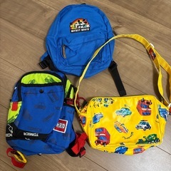 【おまけ付き】子どもベビーリュック/車柄の画像