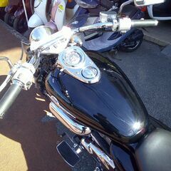 NO.5553　Ｖツインマグナ　水冷４サイクルＶツイン２５０ｃｃ　アメリカン　ブラック　☆彡の画像