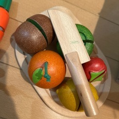 知育カッティング　野菜　果物の画像