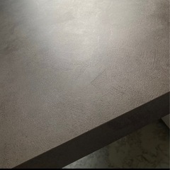 グレーモルタル調ダイニングテーブル✨　140x80の画像