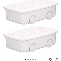 お譲りします！おもちゃ入れ車の画像