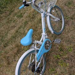 お話中　自転車　子供　20インチ　折りたたみ　の画像
