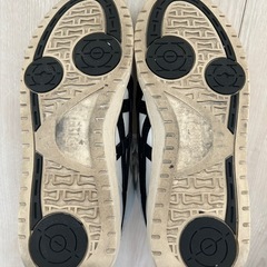 ASICS GEL ハイカットスニーカー 26cm（HL7W4）ホワイト×ブラック レザーモデルの画像