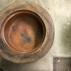 NO：4134  大きめ火鉢‼️サイズ：直径55cm高さ25cm‼️お買い得品の画像