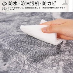 新品未使用-大理石シート 壁紙シール リメイクシート 防水 簡単貼り付け 10Mの画像