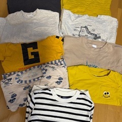 120cm キッズ服セット（アウター2着+長袖9枚+ズボン2着）の画像