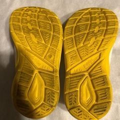 上履き 14cm  イエローの画像