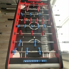 引き取り限定】OLYMPIC 卓上サッカー台 フーズボールテーブル 約145×75×90cm 重量約70kg ボール2個付きの画像