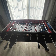 引き取り限定】OLYMPIC 卓上サッカー台 フーズボールテーブル 約145×75×90cm 重量約70kg ボール2個付きの画像