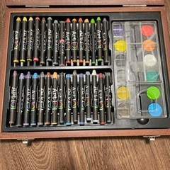 無料　子供 クレヨン　ペン　セット　+ 専用ボックスの画像