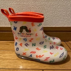 子供　長靴　14cm　はらぺこあおむしの画像