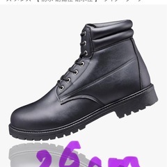 【新品】メンズブーツ　ブラック　26cmの画像