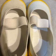 上履き 14cm  イエローの画像
