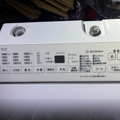 パナソニック★2020年製★7.0kg全自動洗濯NA-FA70H7 Panasonicの画像