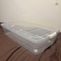 【美品】ベッド下収納 ローラー付きの画像