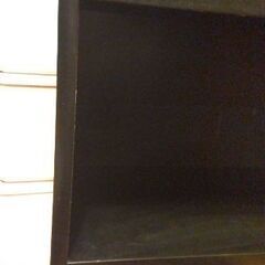 木製　カラーボックス　黒の画像