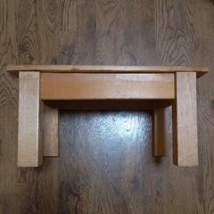 木製踏み台の画像