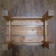 木製踏み台の画像