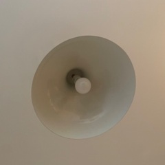 無印良品 ペンダントライト グリーン LED電球付の画像