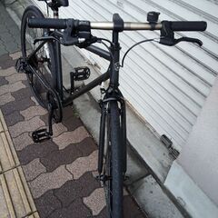 Welby[ウェルビー]backpacker(バックパッカー)700c クロスバイク 7speed/マットブラックの画像