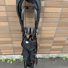 クールキッズ　リクライニングバギー　黒　ベビーカーの画像