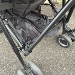 クールキッズ　リクライニングバギー　黒　ベビーカーの画像