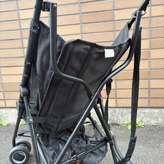 クールキッズ　リクライニングバギー　黒　ベビーカーの画像