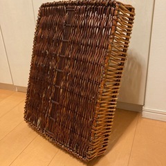 大きなカゴ　バスケット
58✖️44✖️11cmの画像