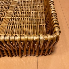 大きなカゴ　バスケット
58✖️44✖️11cmの画像