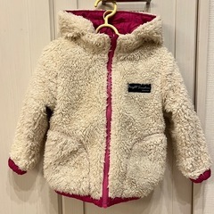 3can4on リバーシブルボアコート キッズ 100cm の画像